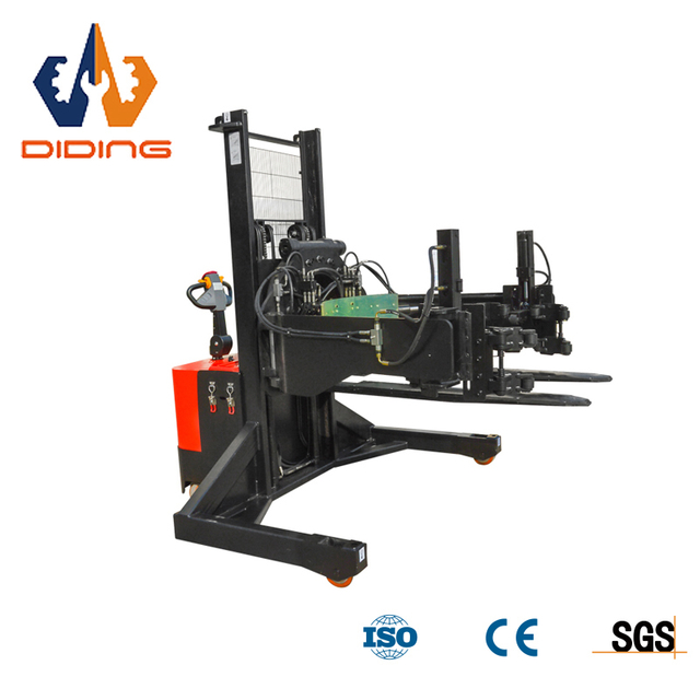 Stacker Pallet Electric bi clamp zivirî 