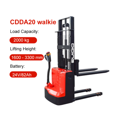 diding electric pallet stacker
