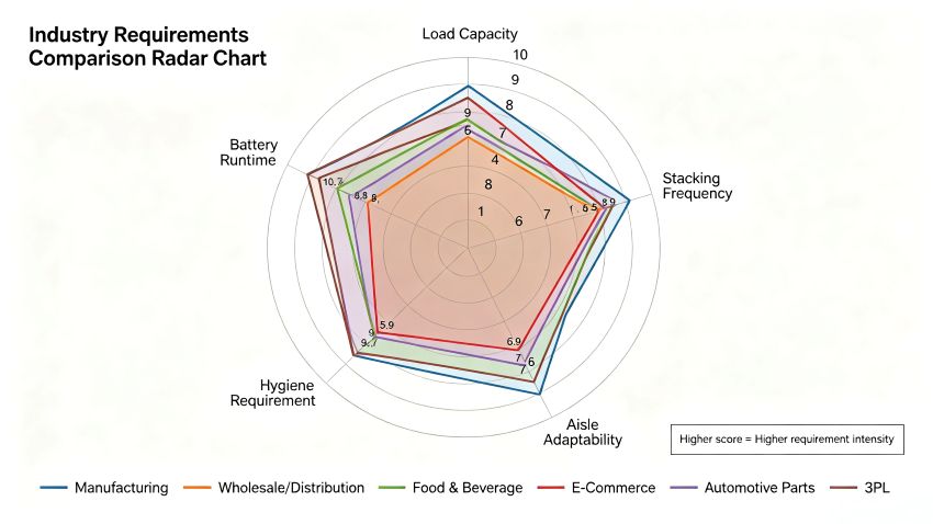 Compare the demand differences of six industries across five dimensions.jpg
